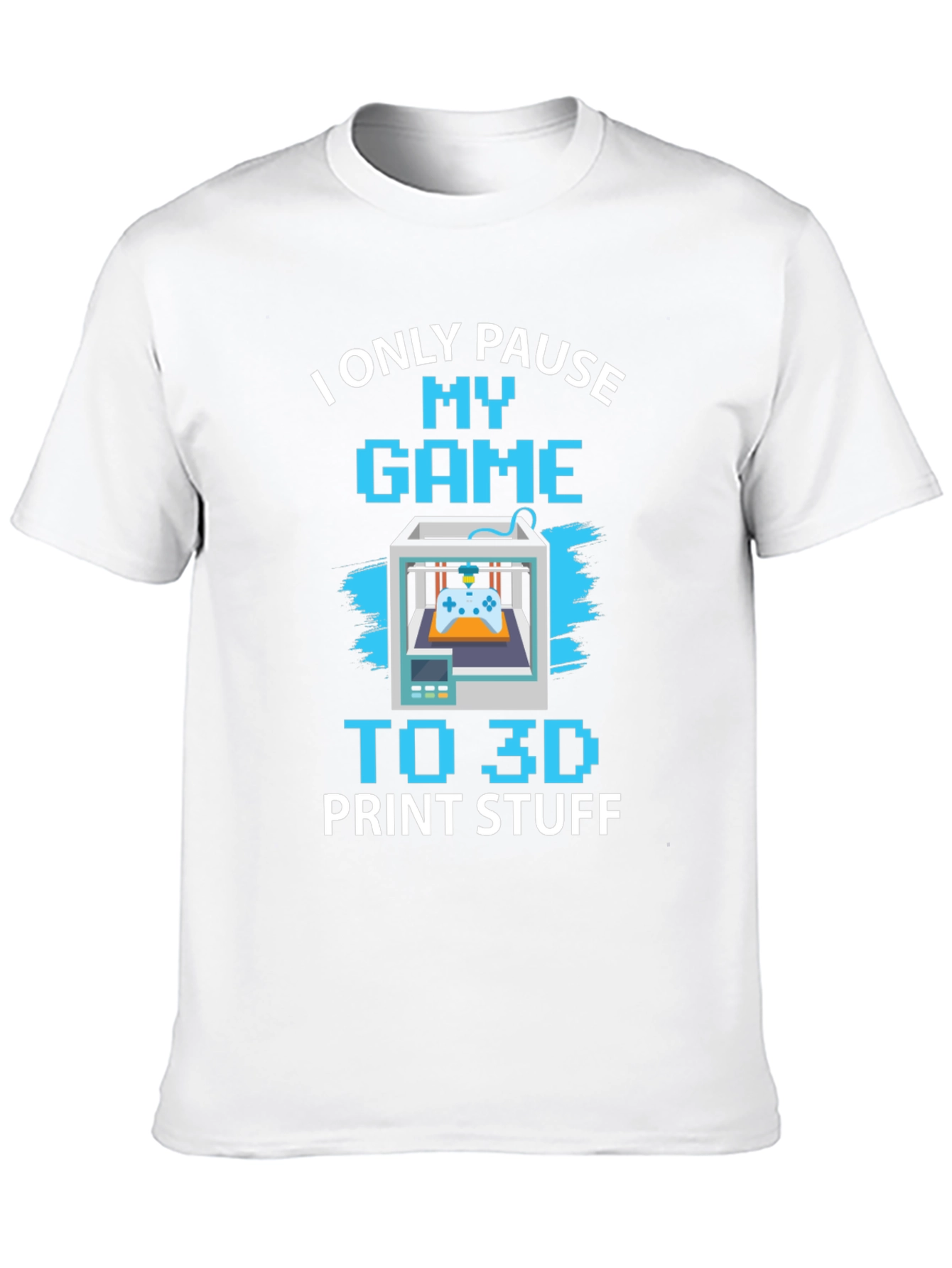 Gamer 3D Printing T-Shirt