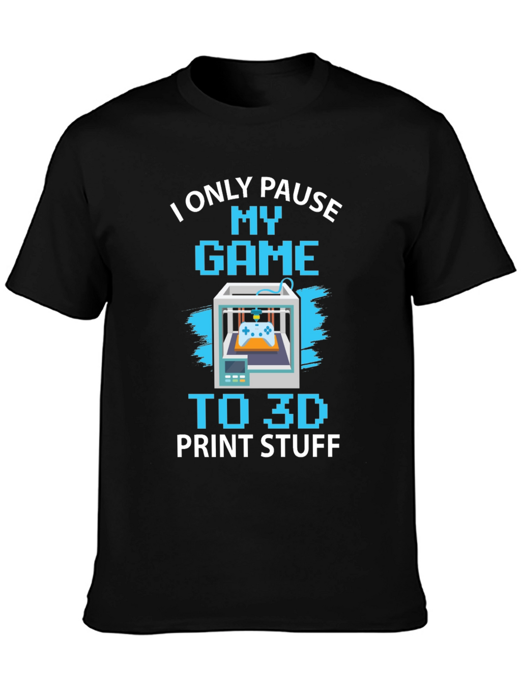 Gamer 3D Printing T-Shirt