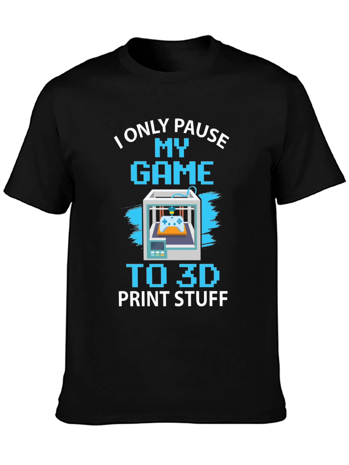 Gamer 3D Printing T-Shirt