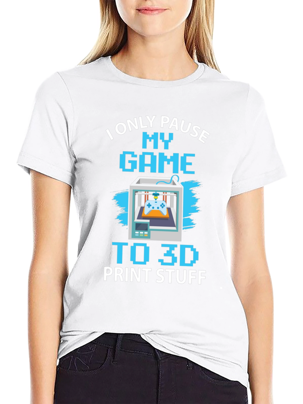 Gamer 3D Printing T-Shirt