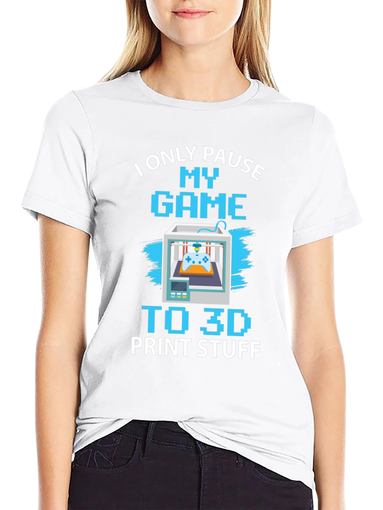 Gamer 3D Printing T-Shirt
