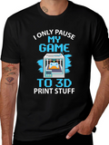 Gamer 3D Printing T-Shirt