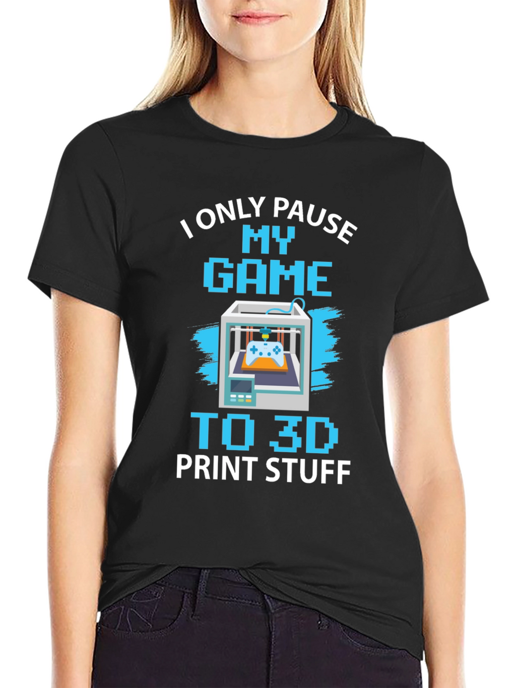 Gamer 3D Printing T-Shirt