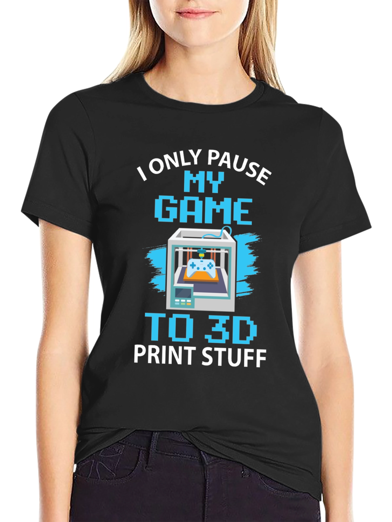 Gamer 3D Printing T-Shirt