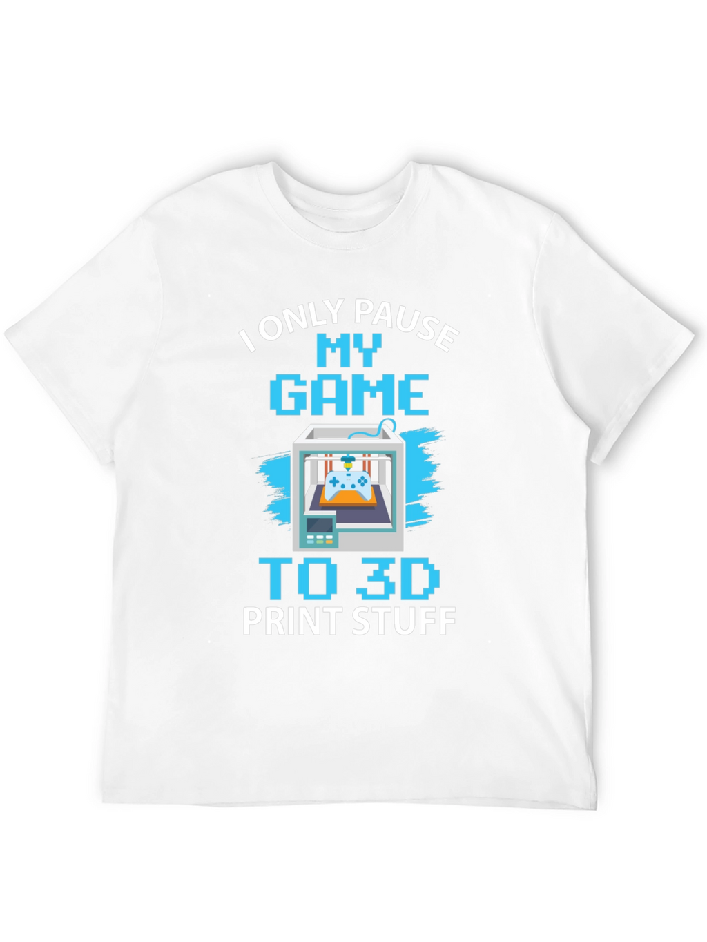 Gamer 3D Printing T-Shirt