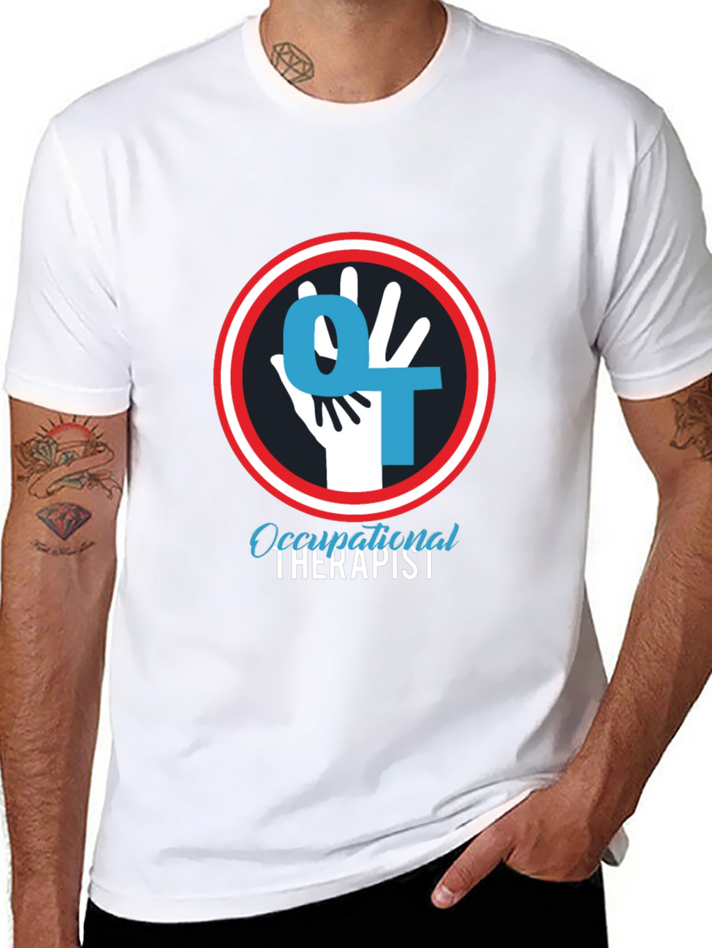 Occupational Therapist T-Shirt - OT Logo Design
