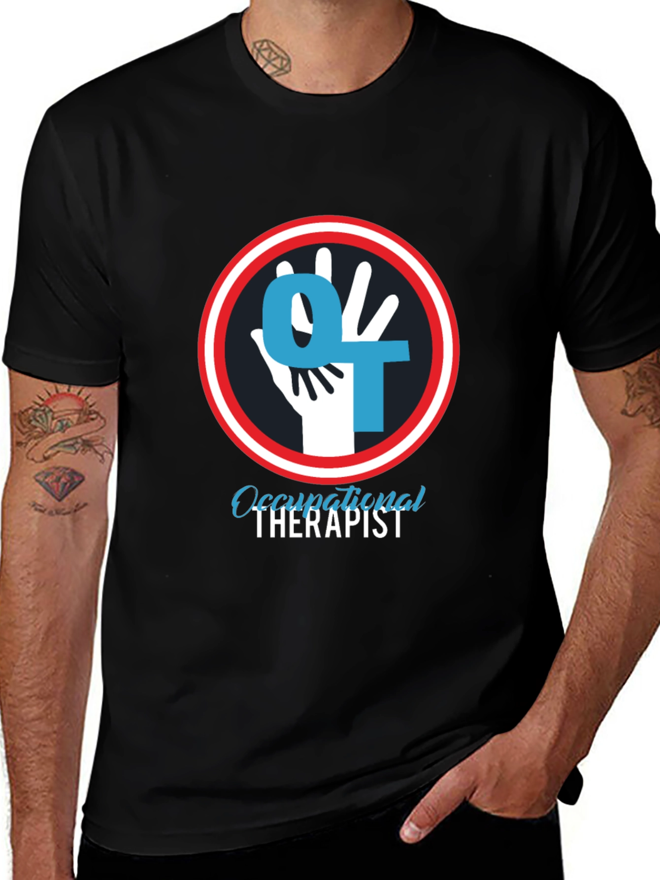 Occupational Therapist T-Shirt - OT Logo Design