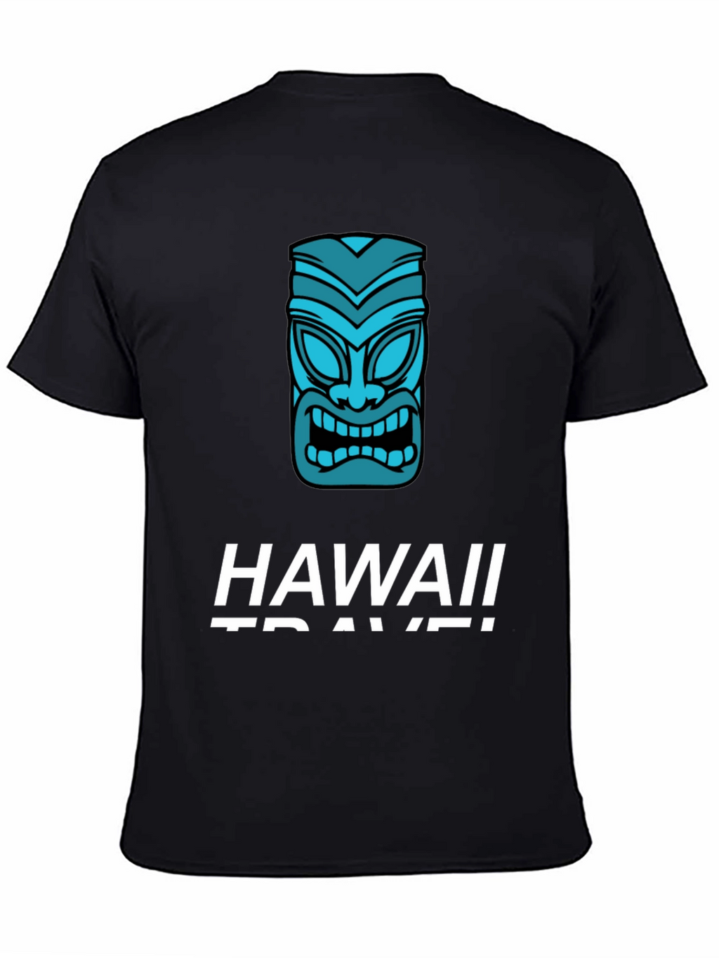 Hawaii Travel Black T-Shirt