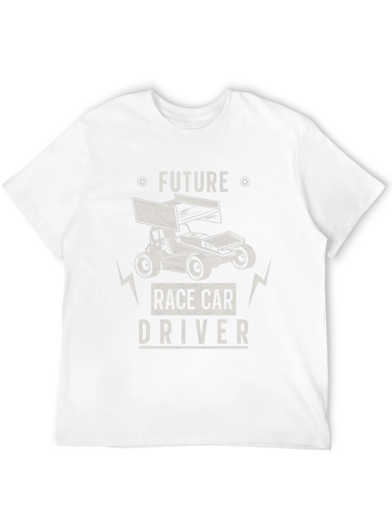 Future Race Car Driver Black Graphic Tee