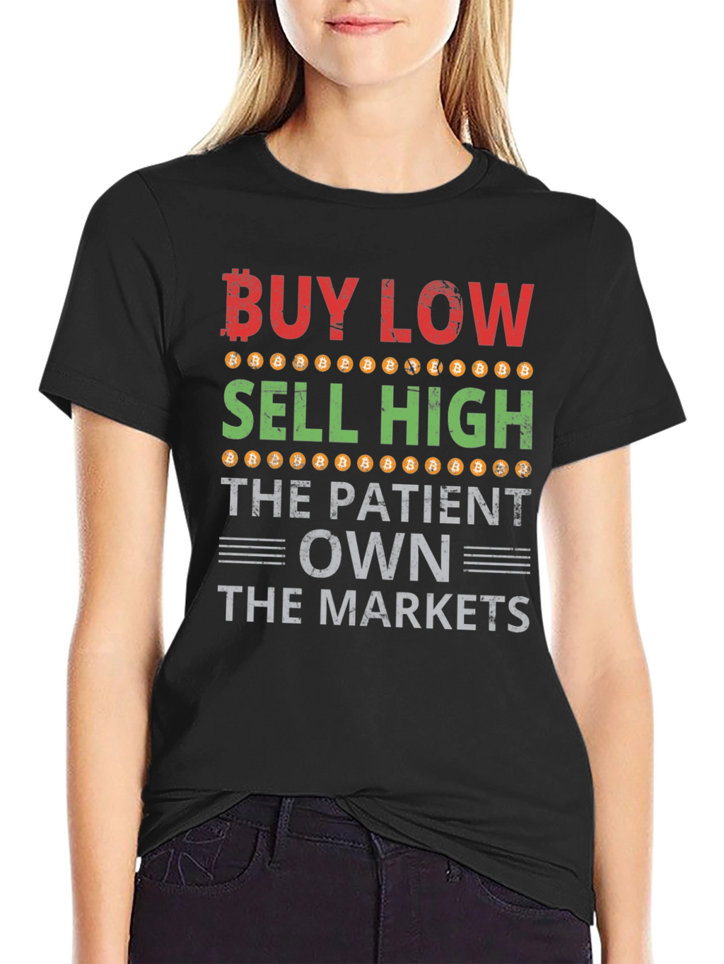 Buy Low Sell High Bitcoin T-Shirt