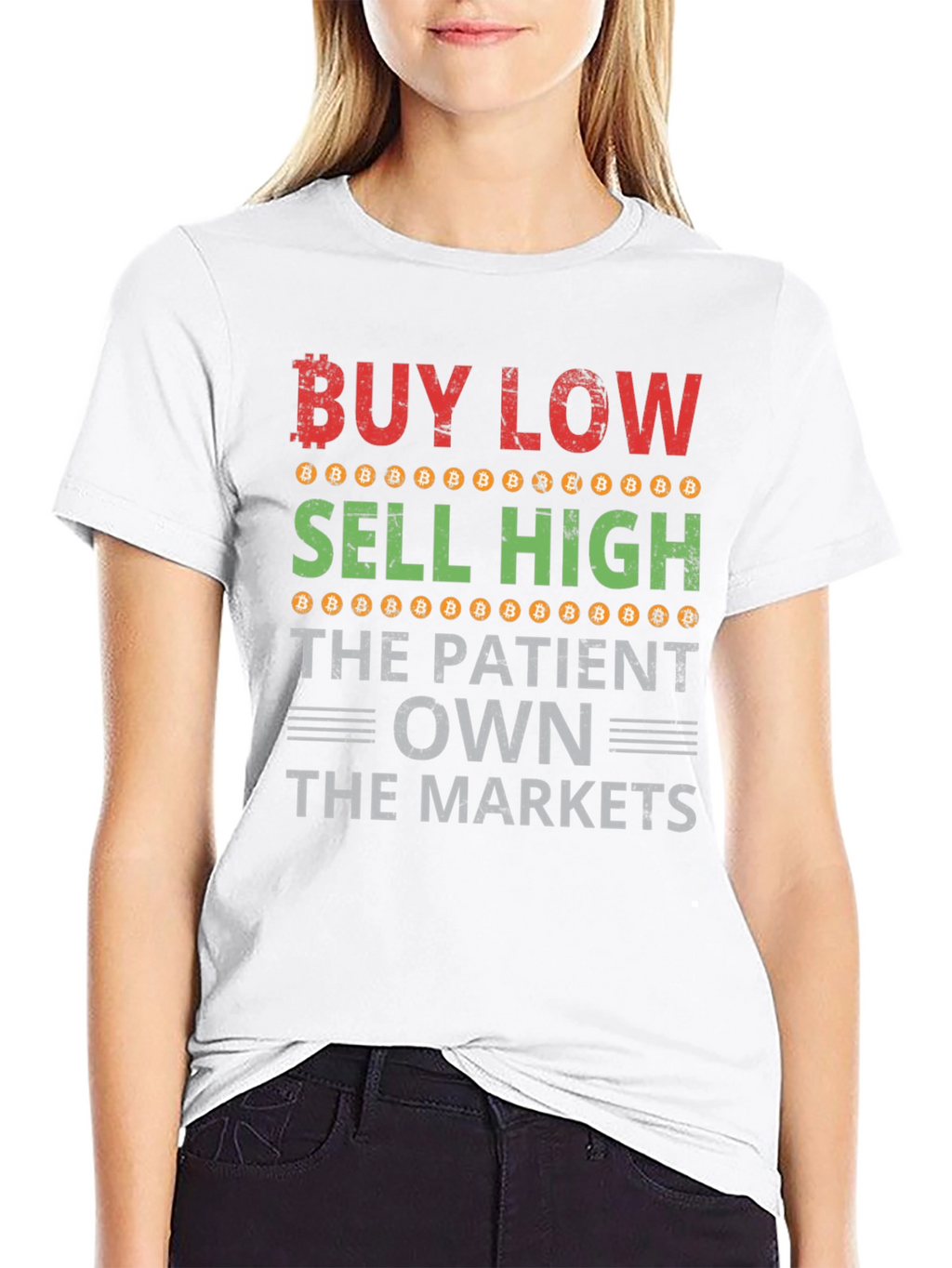 Buy Low Sell High Bitcoin T-Shirt