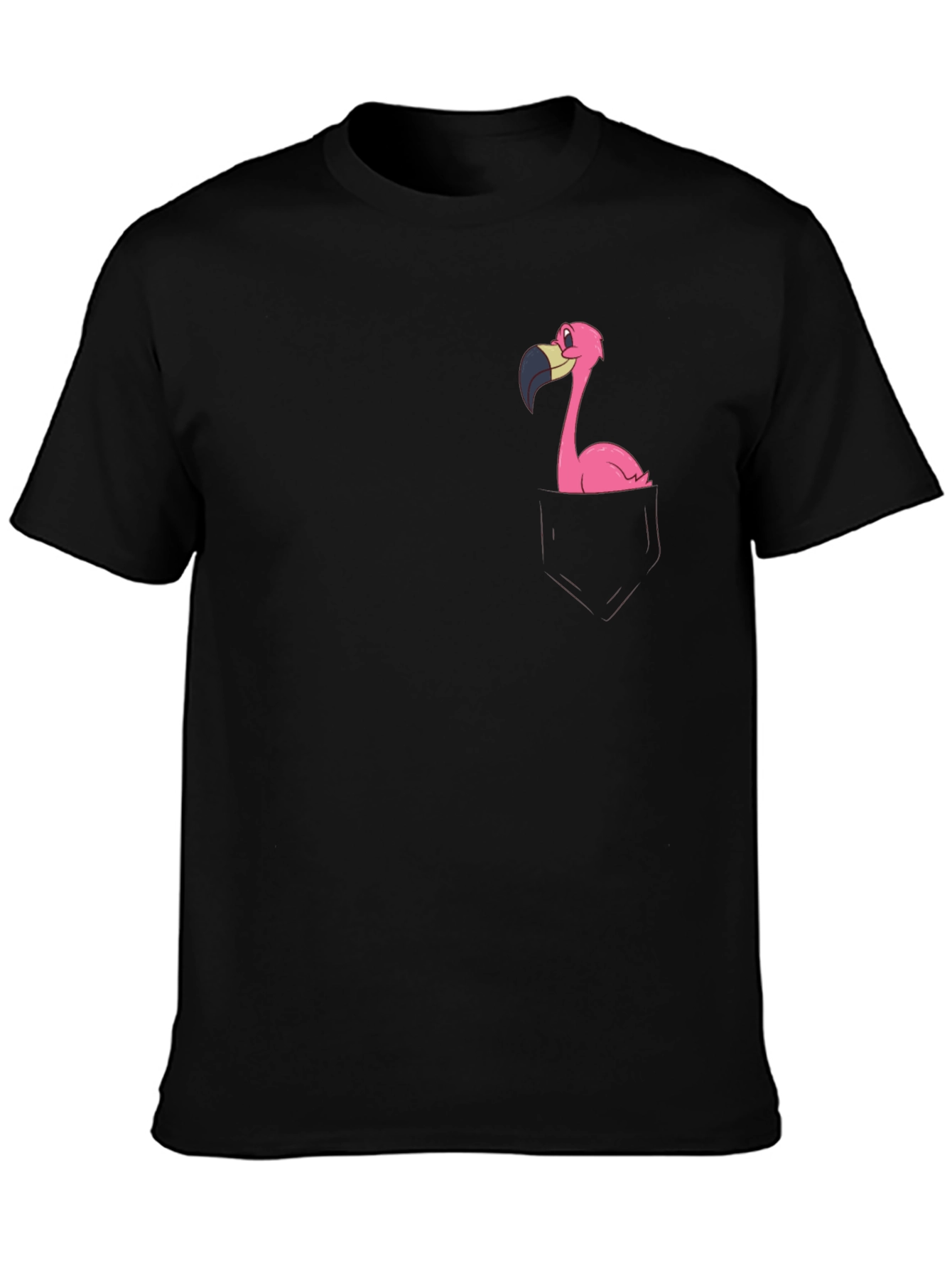 Black Flamingo Graphic T-Shirt