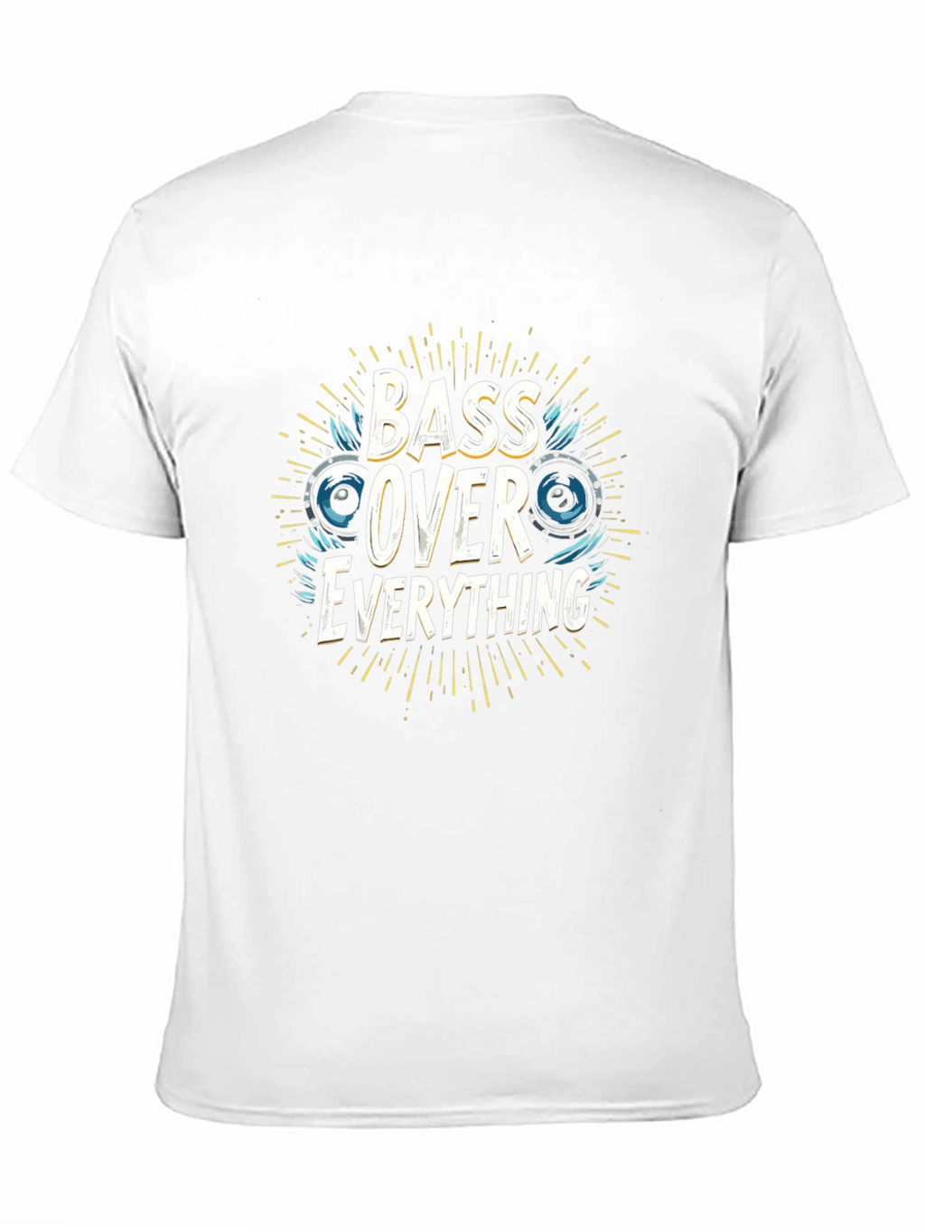 Bass Over Everything Black Graphic Tee