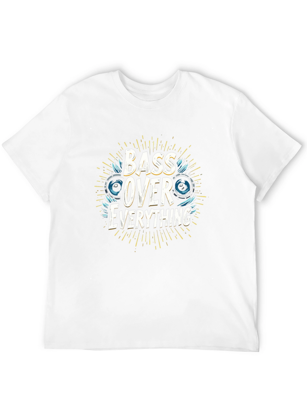 Bass Over Everything Black Graphic Tee