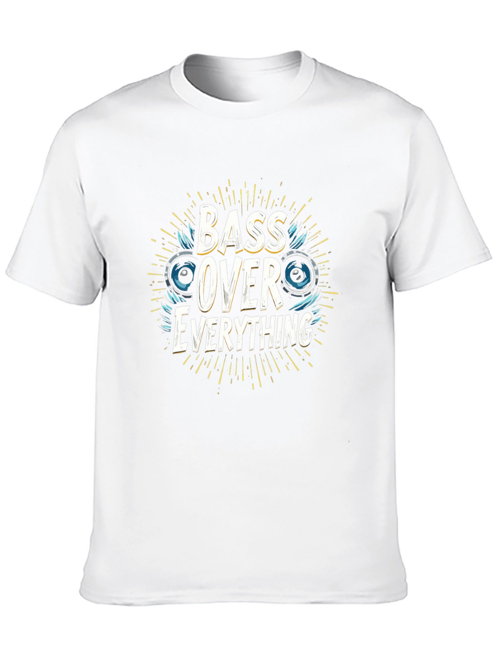 Bass Over Everything Black Graphic Tee