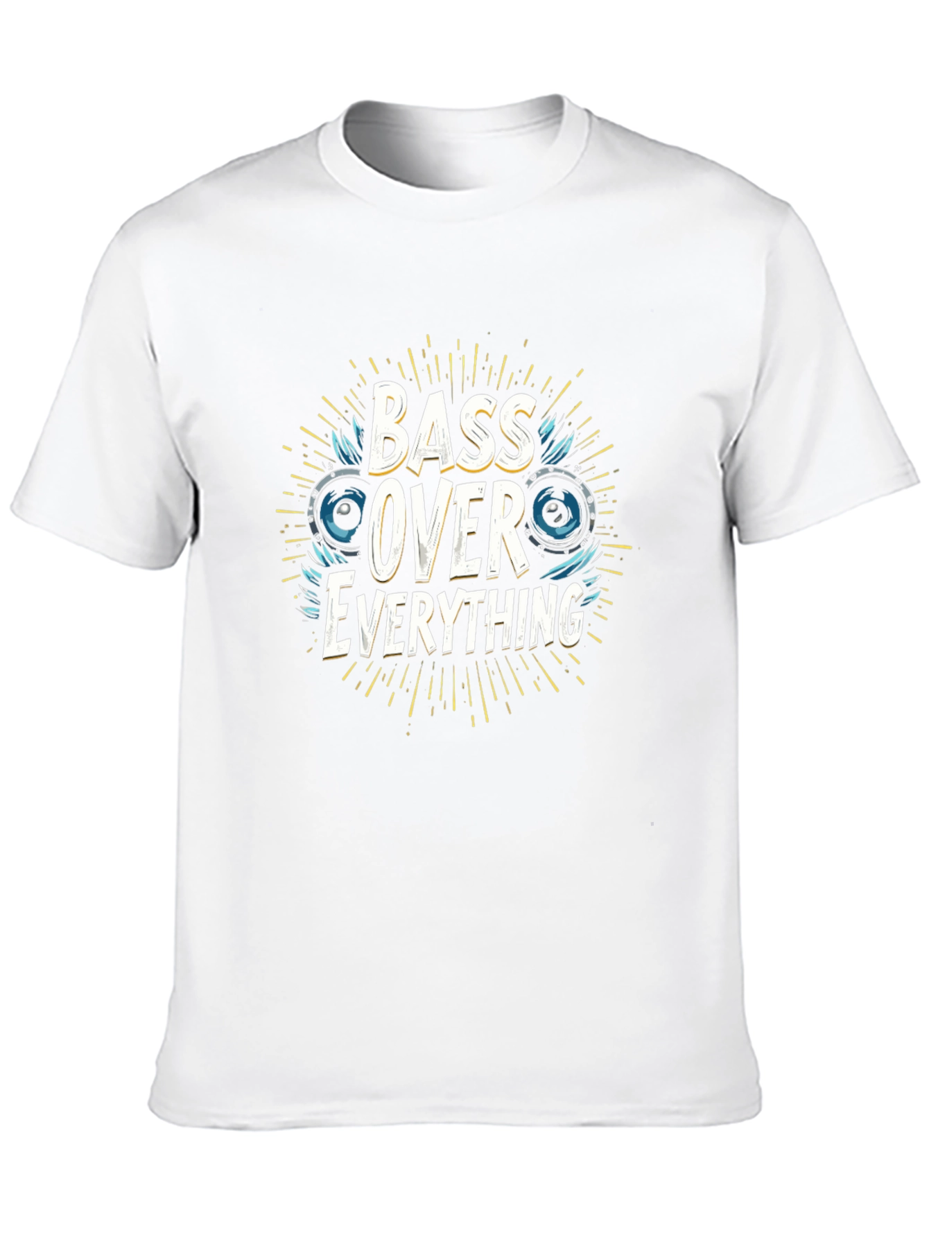 Bass Over Everything Black Graphic Tee