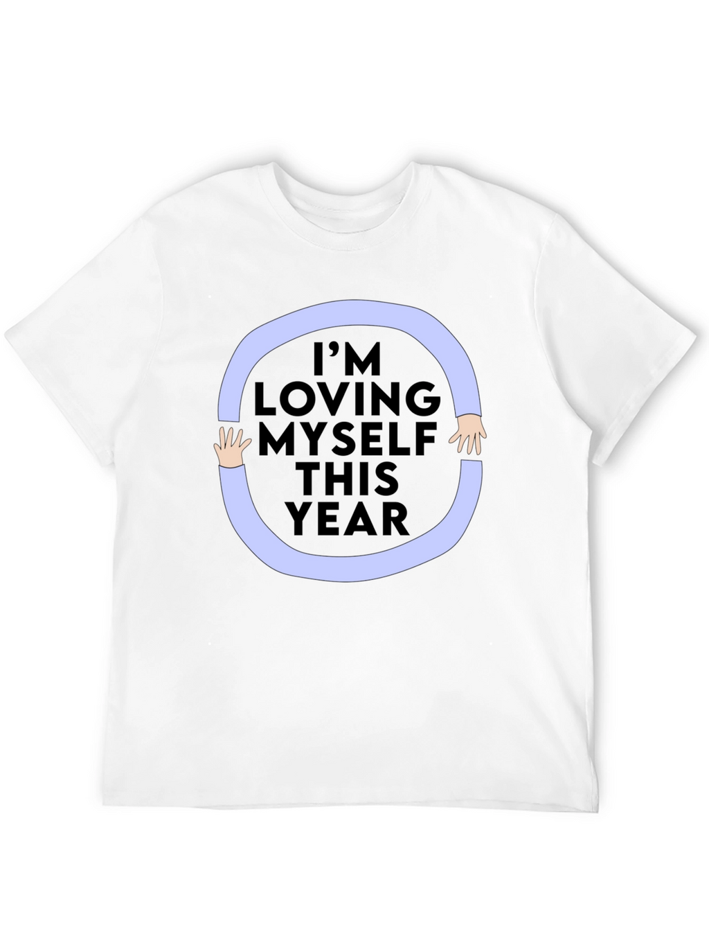 Loving Myself Graphic Tee - Black Unisex Shirt