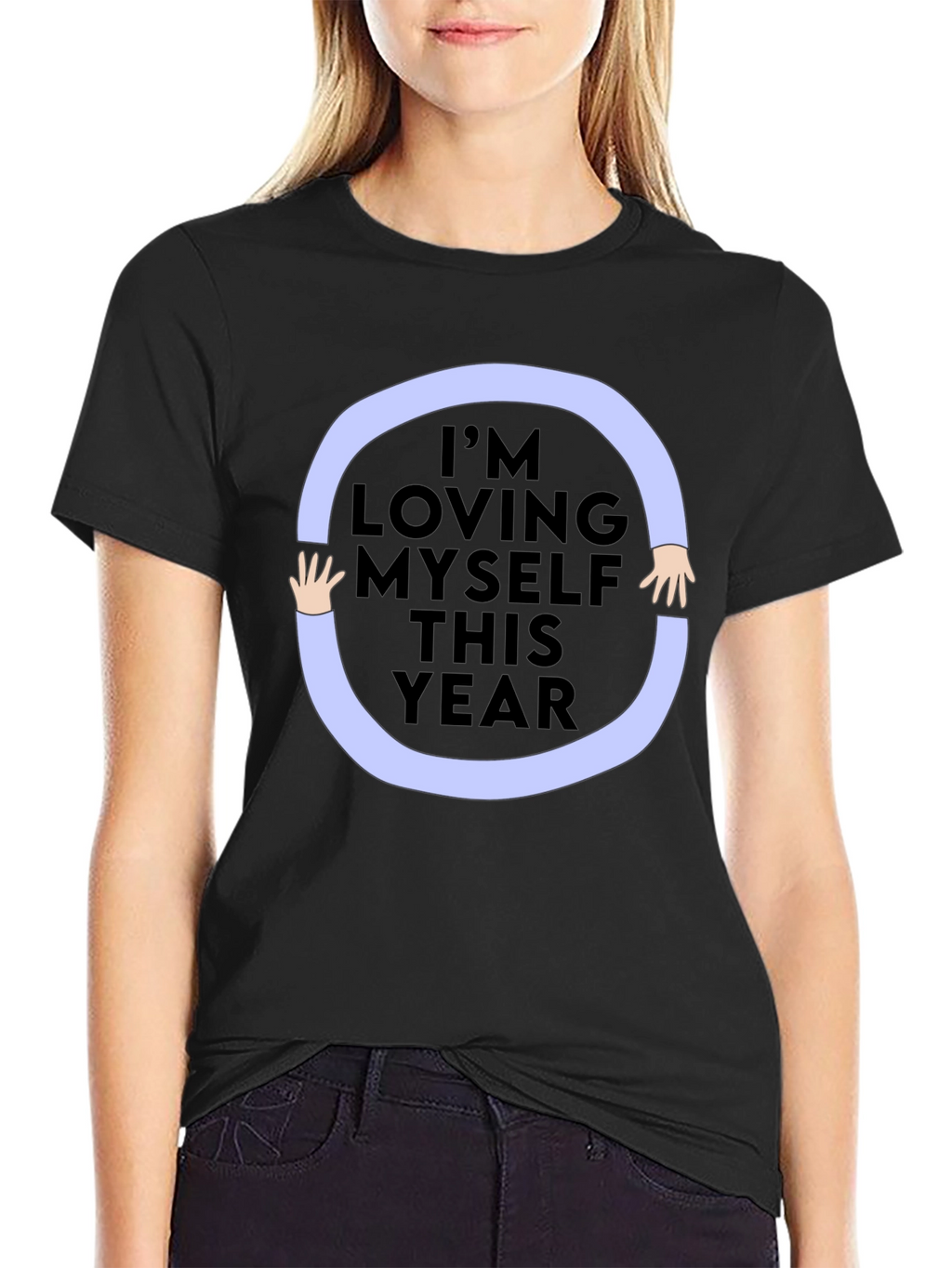 Loving Myself Graphic Tee - Black Unisex Shirt