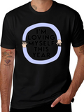 Loving Myself Graphic Tee - Black Unisex Shirt