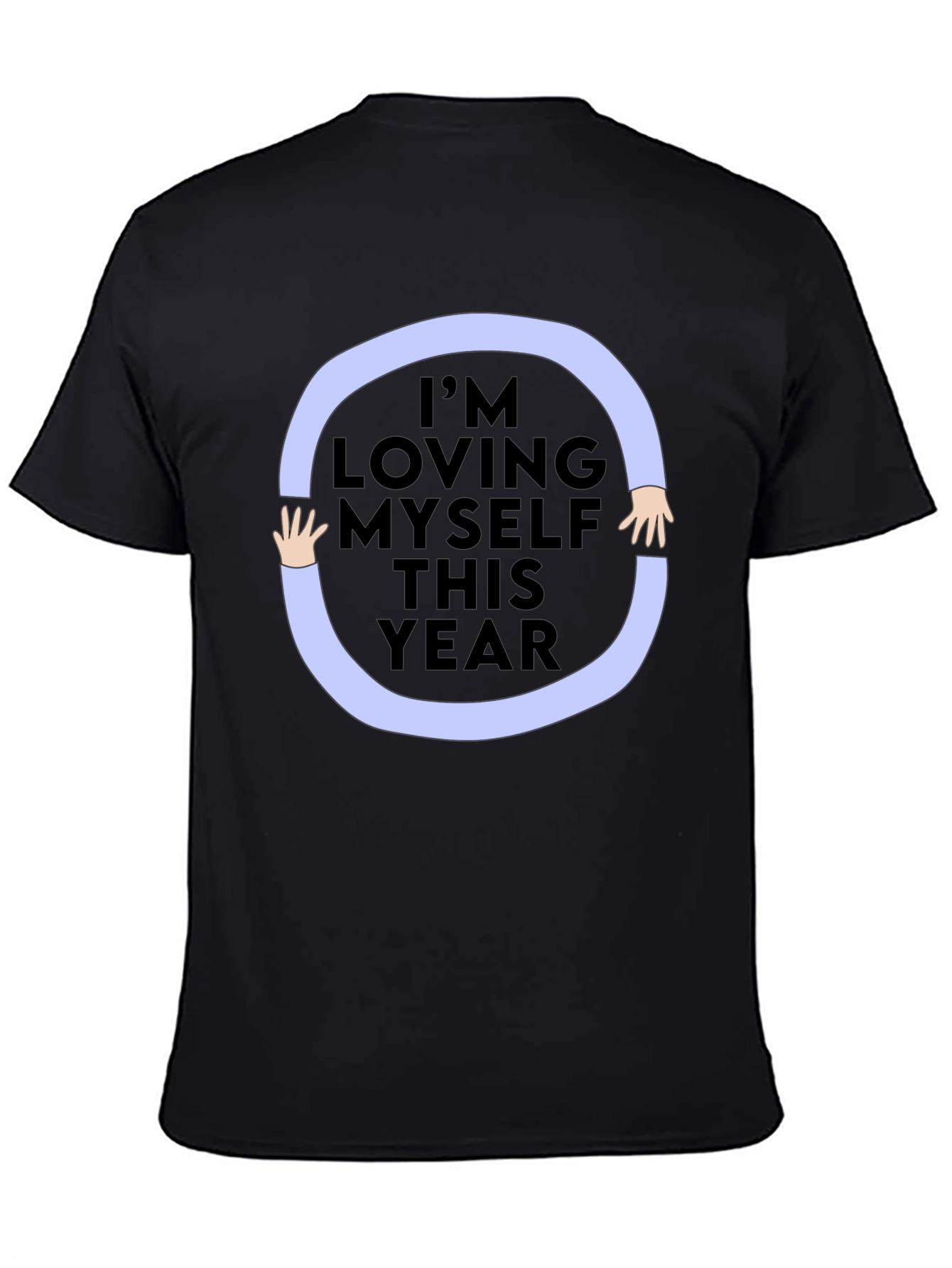 Loving Myself Graphic Tee - Black Unisex Shirt