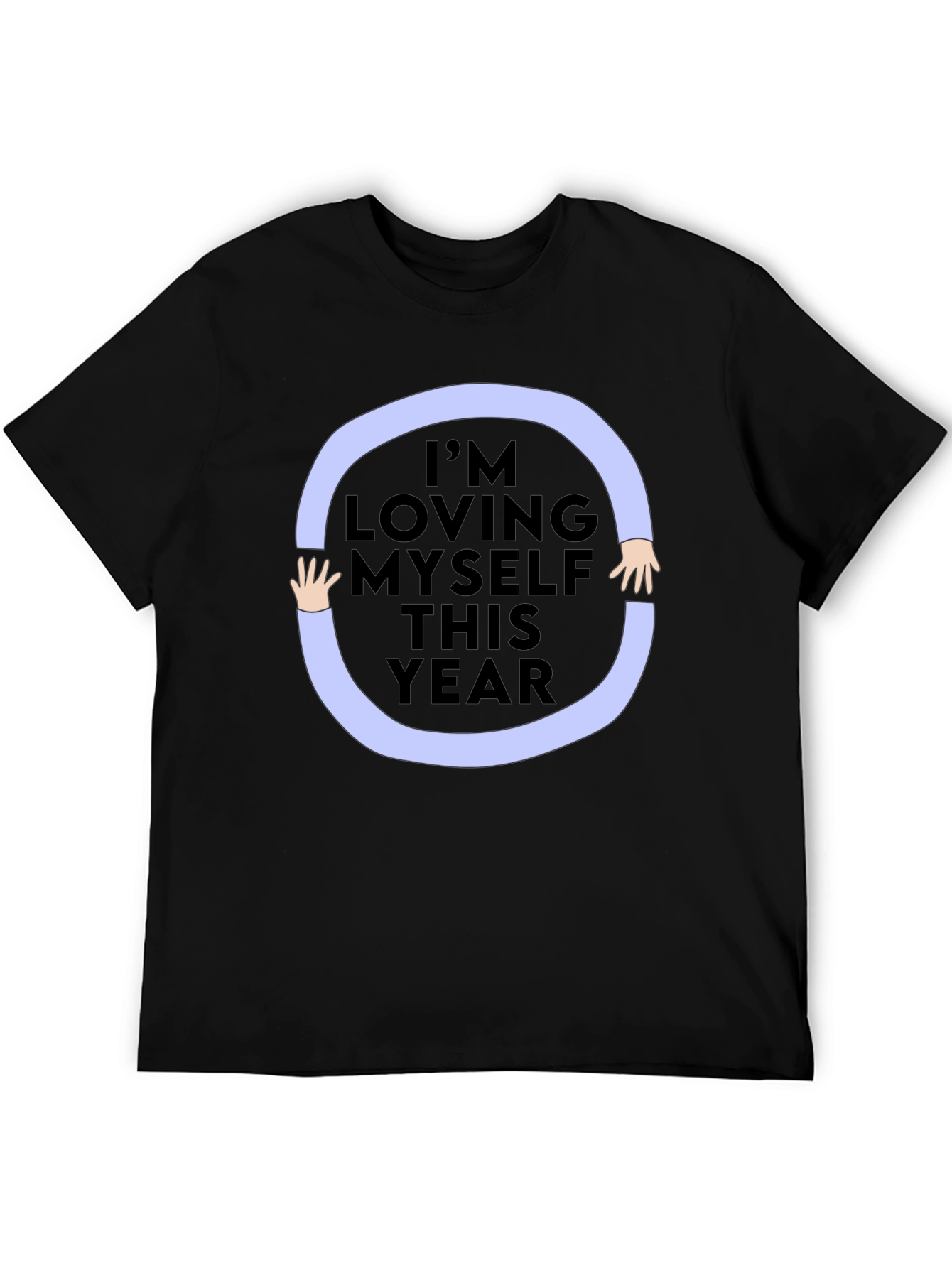 Loving Myself Graphic Tee - Black Unisex Shirt