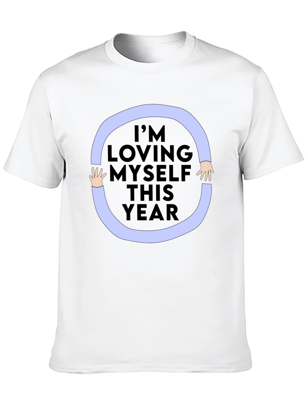 Loving Myself Graphic Tee - Black Unisex Shirt