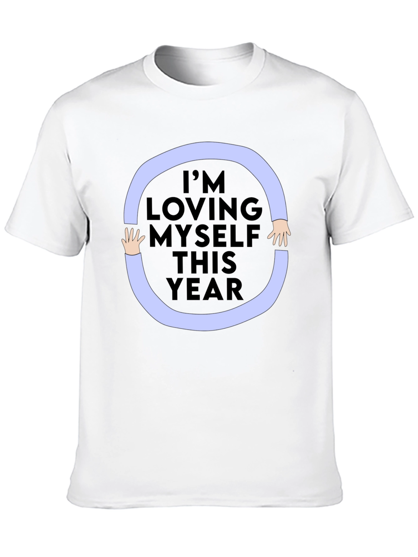 Loving Myself Graphic Tee - Black Unisex Shirt