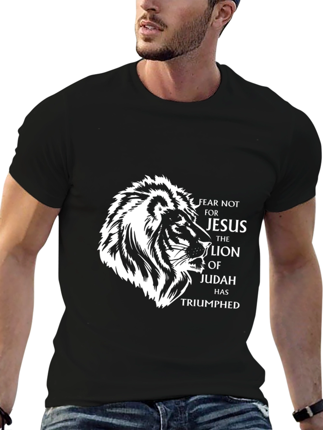 Lion of Judah Jesus T-Shirt - Fear Not