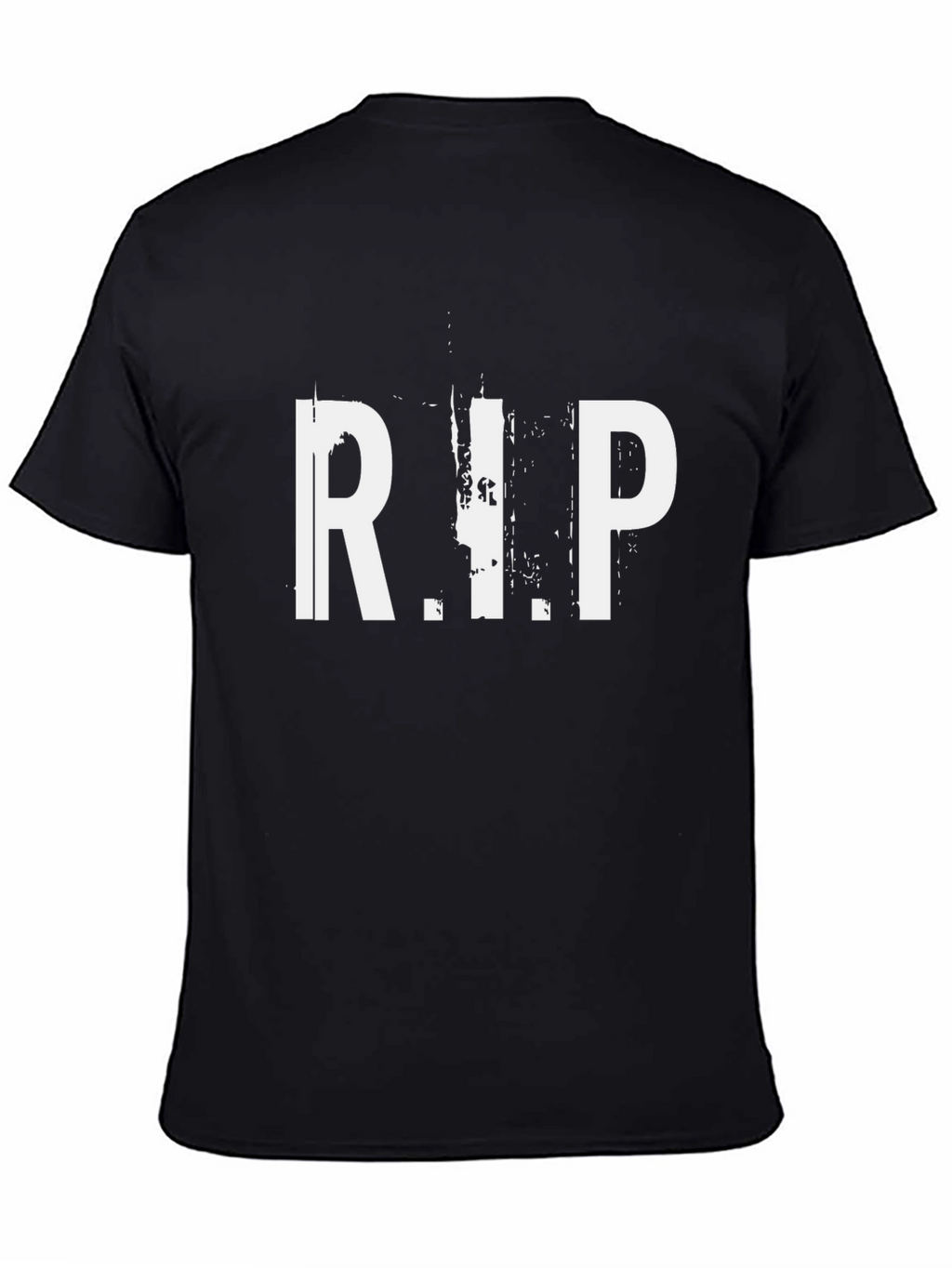 R.I.P. Graphic Print T-Shirt - Black