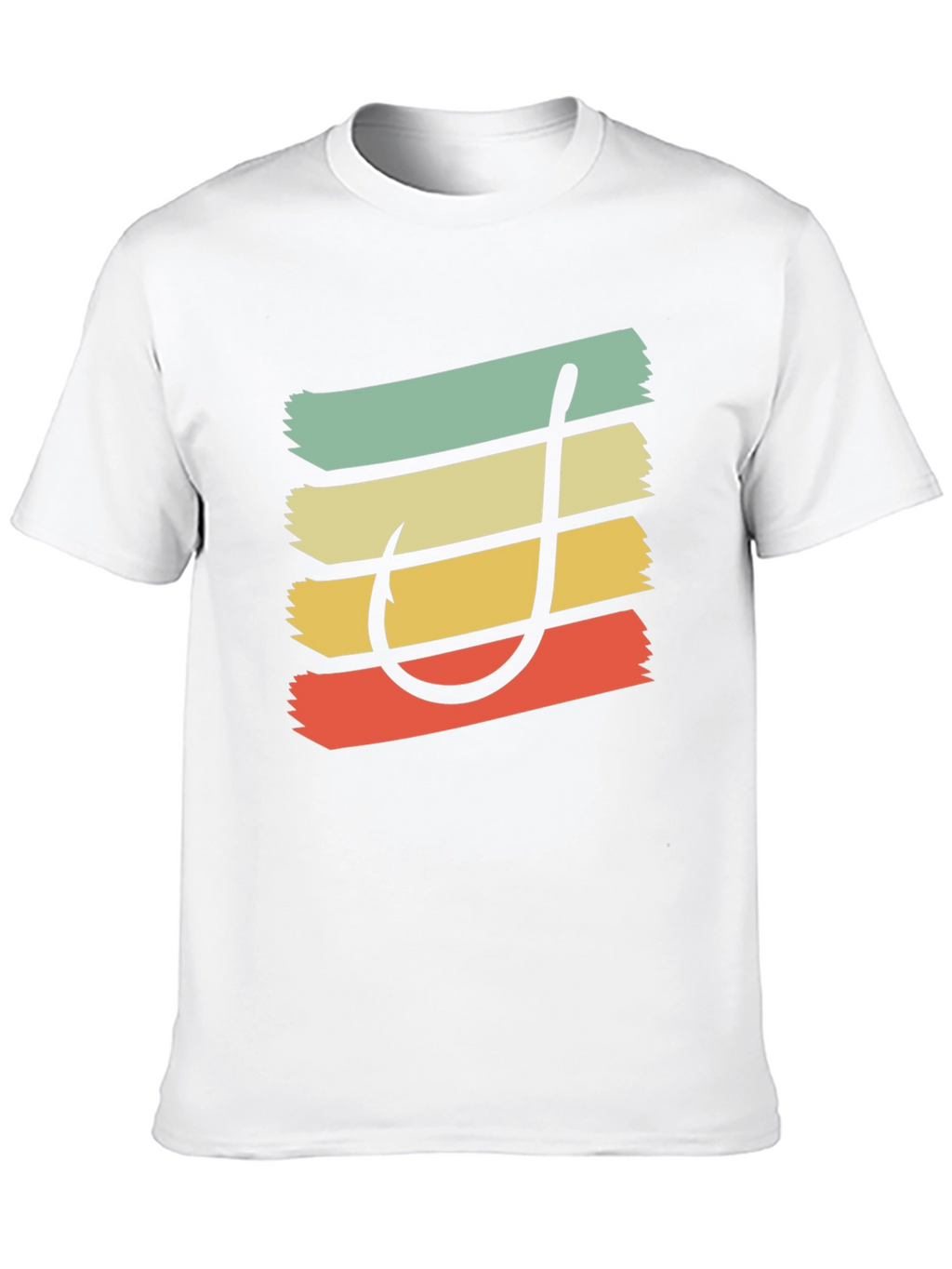Retro Fishing Hook T-Shirt