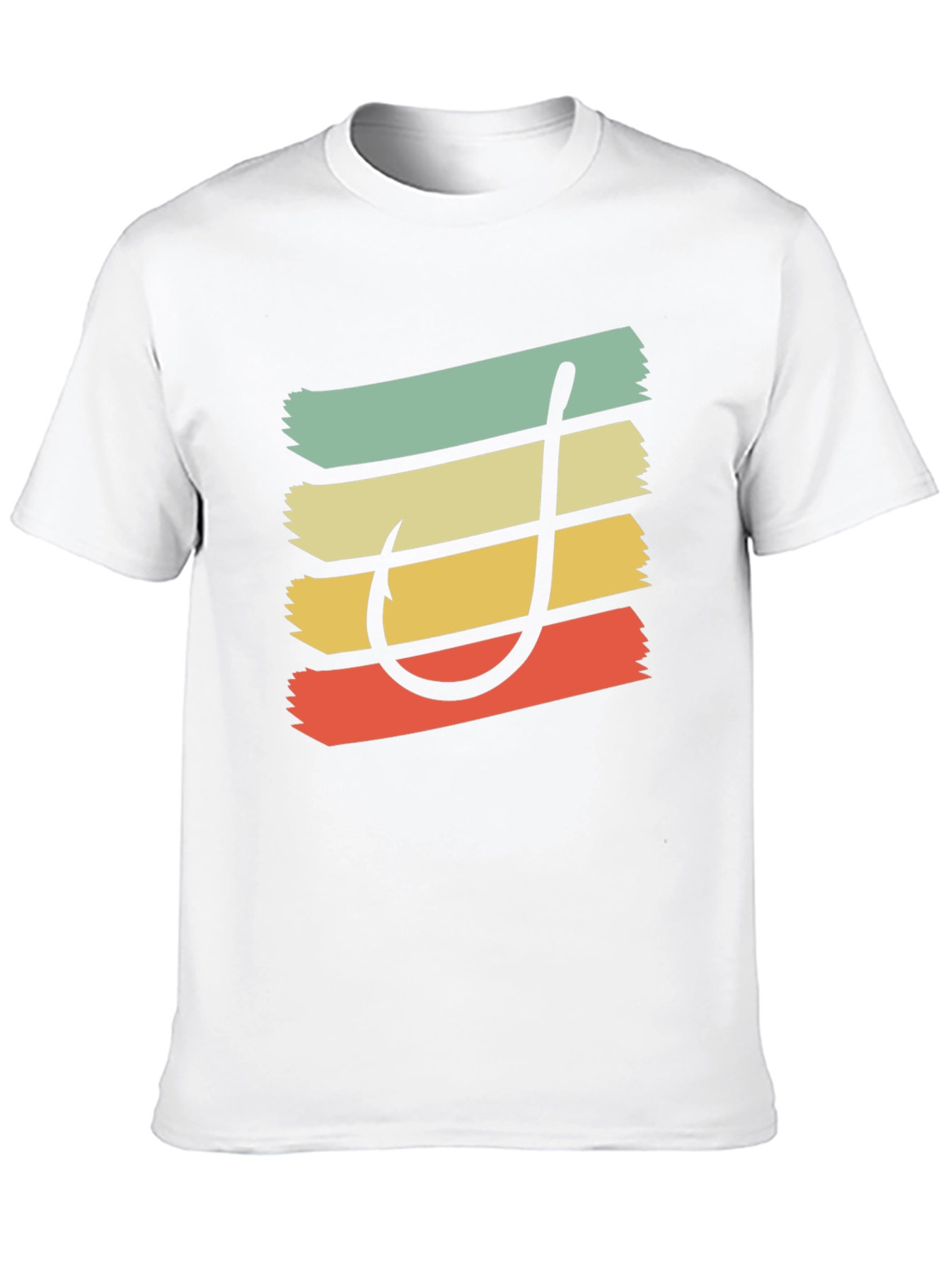 Retro Fishing Hook T-Shirt