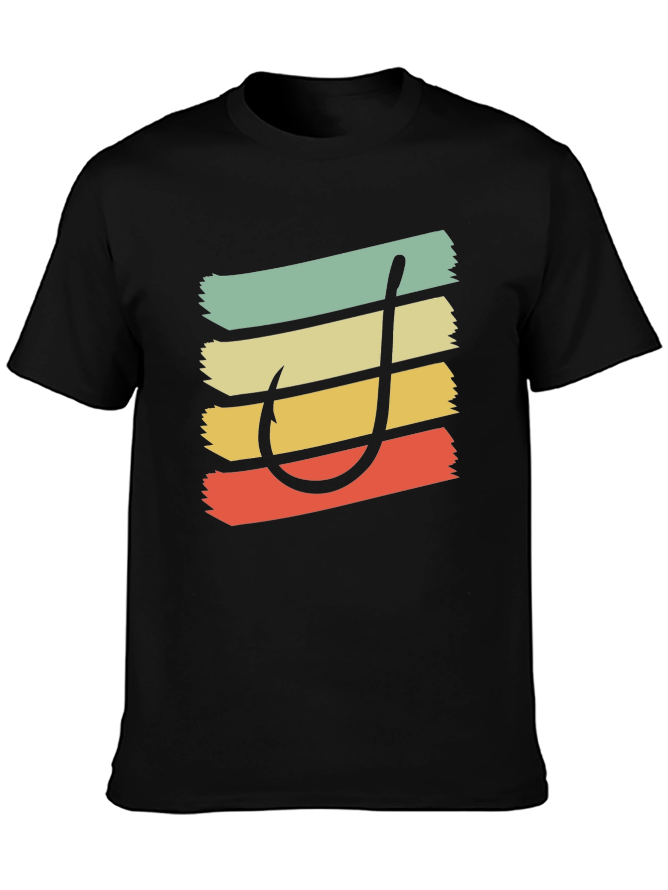 Retro Fishing Hook T-Shirt