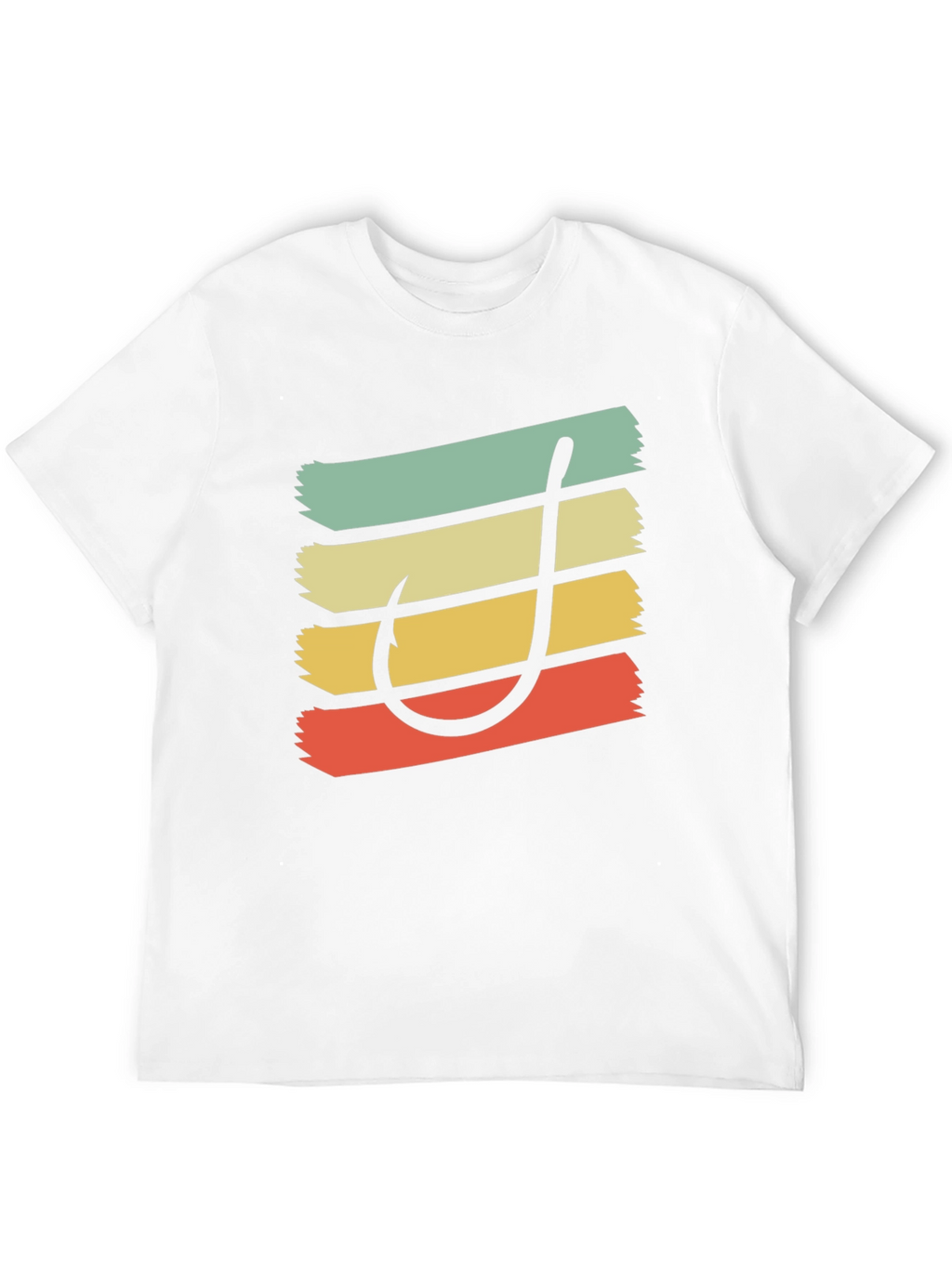 Retro Fishing Hook T-Shirt