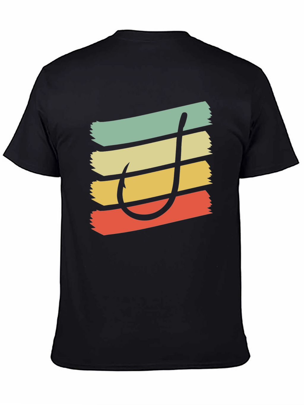 Retro Fishing Hook T-Shirt