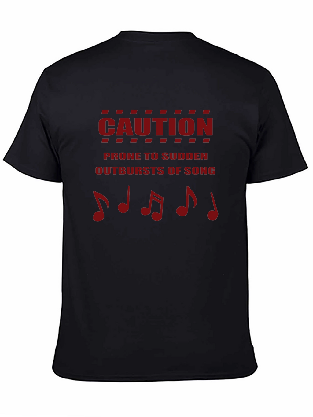 Caution Outbursts of Song Mens T-Shirt