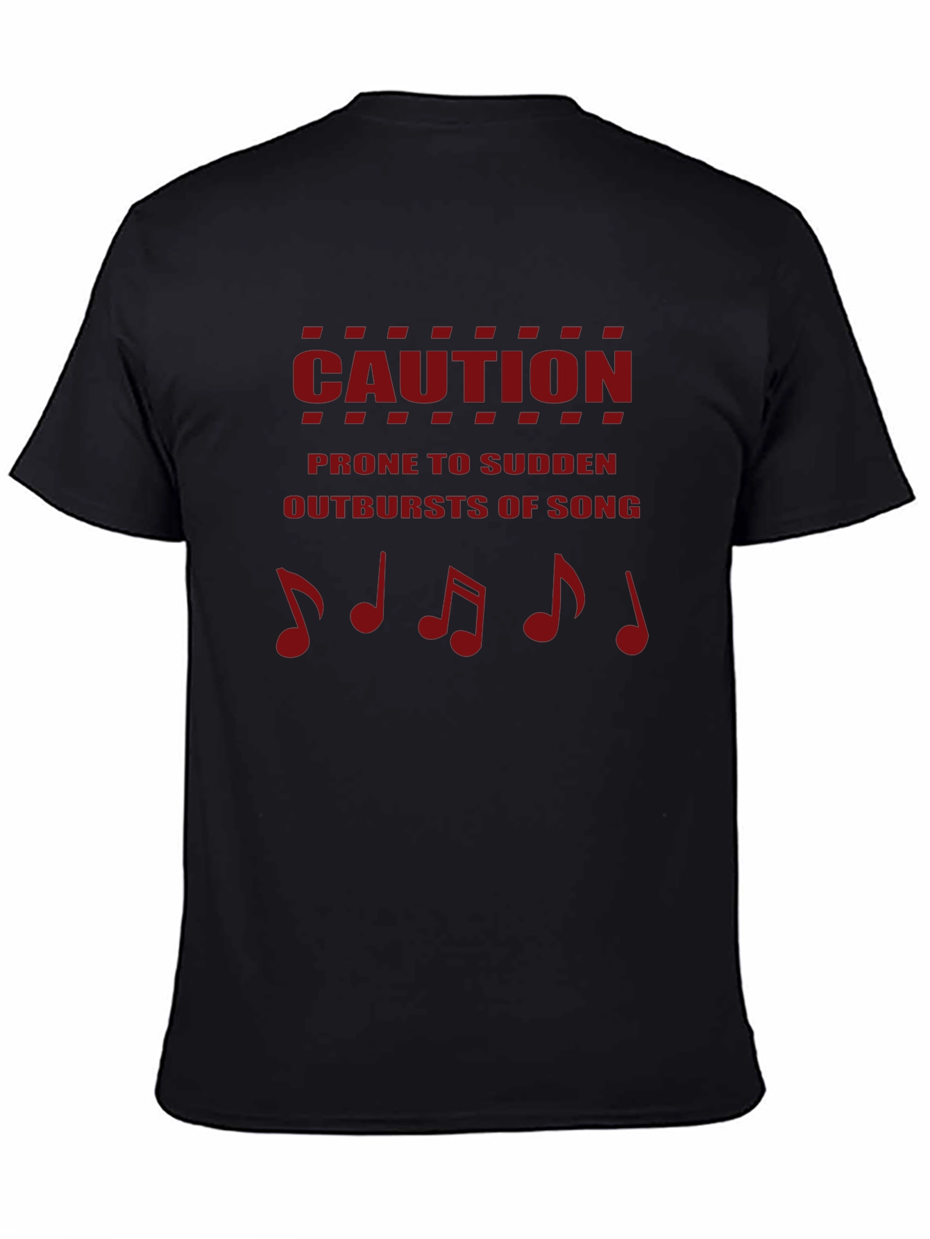 Caution Outbursts of Song Mens T-Shirt