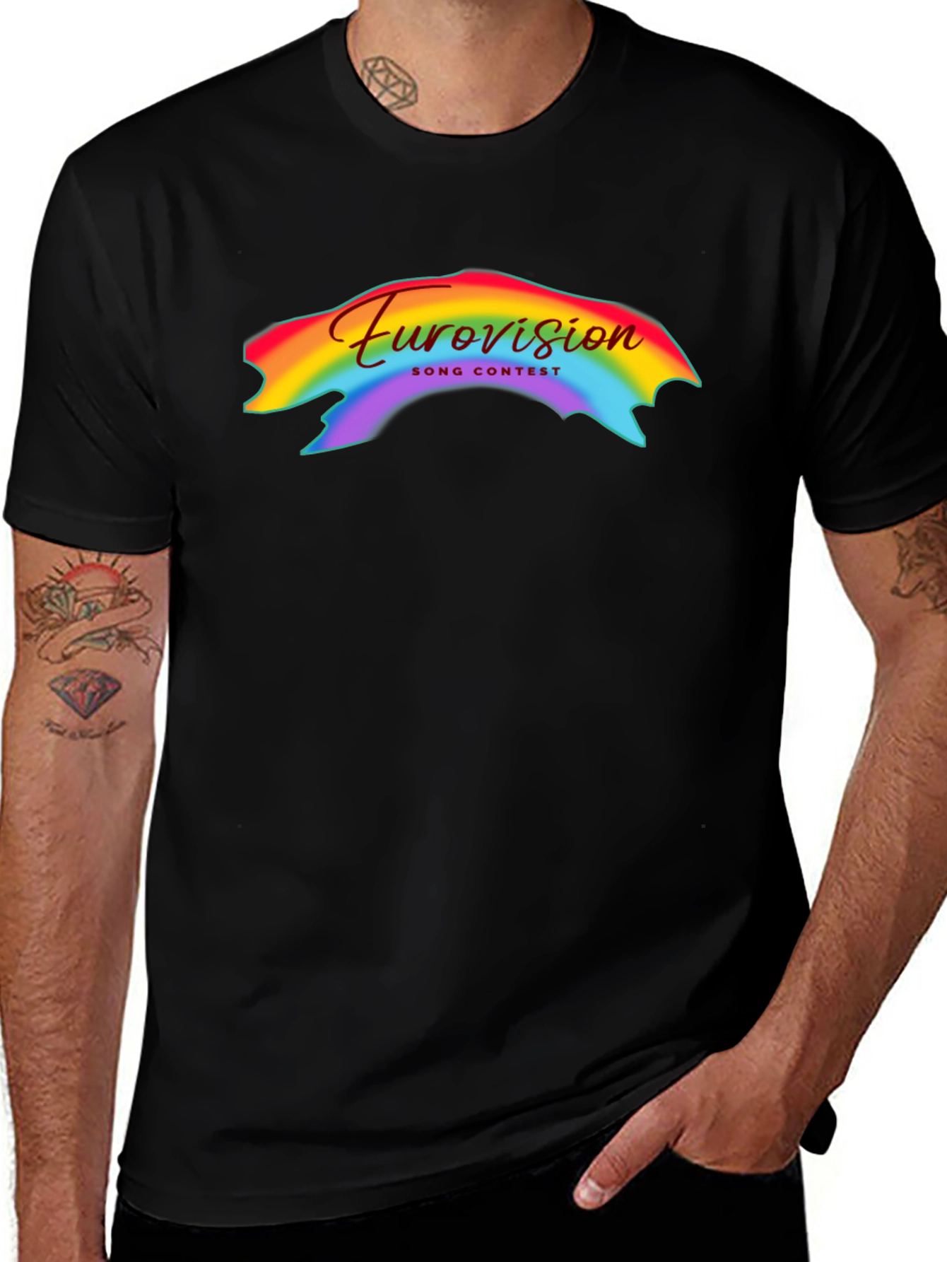 Eurovision Song Contest Rainbow T-Shirt