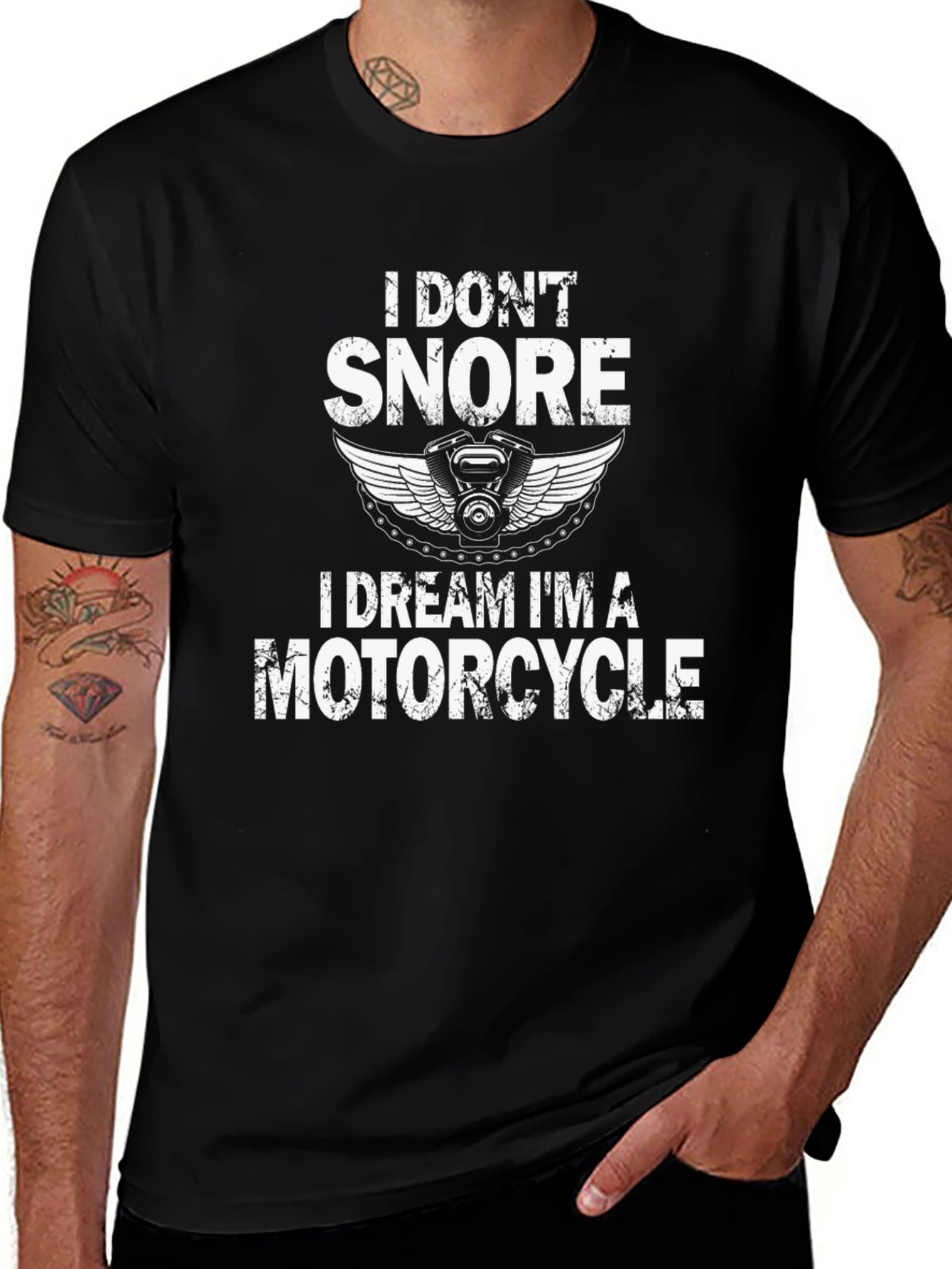 I Dont Snore I Dream Im A Motorcycle T-Shirt