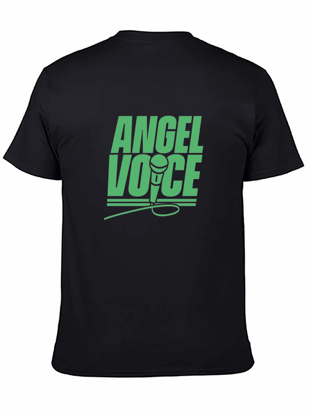 Angel Voice Graphic Tee - Black
