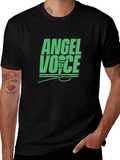Angel Voice Graphic Tee - Black