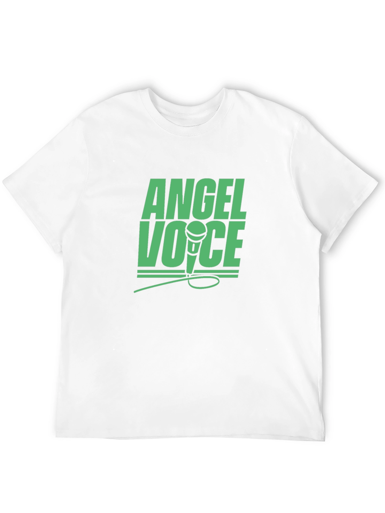 Angel Voice Graphic Tee - Black