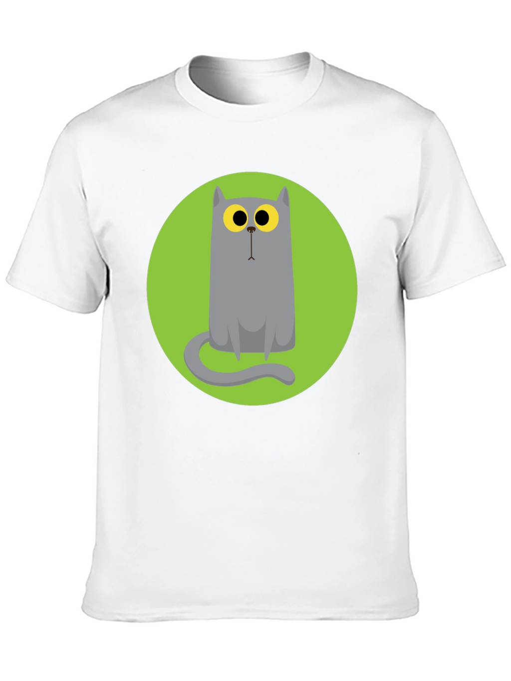 Cartoon Cat Graphic Tee - Unique Style