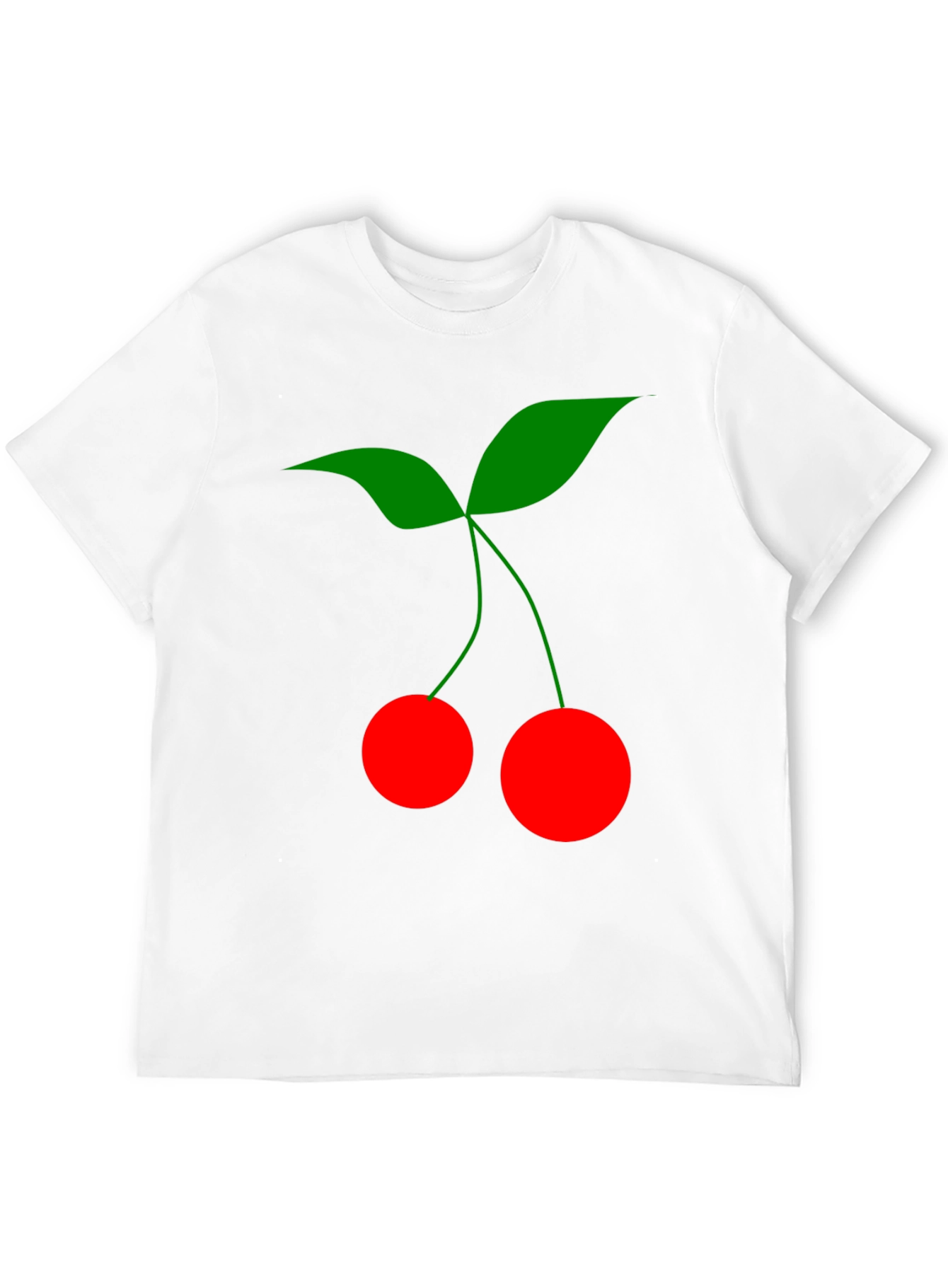 Cherry Graphic Black T-Shirt