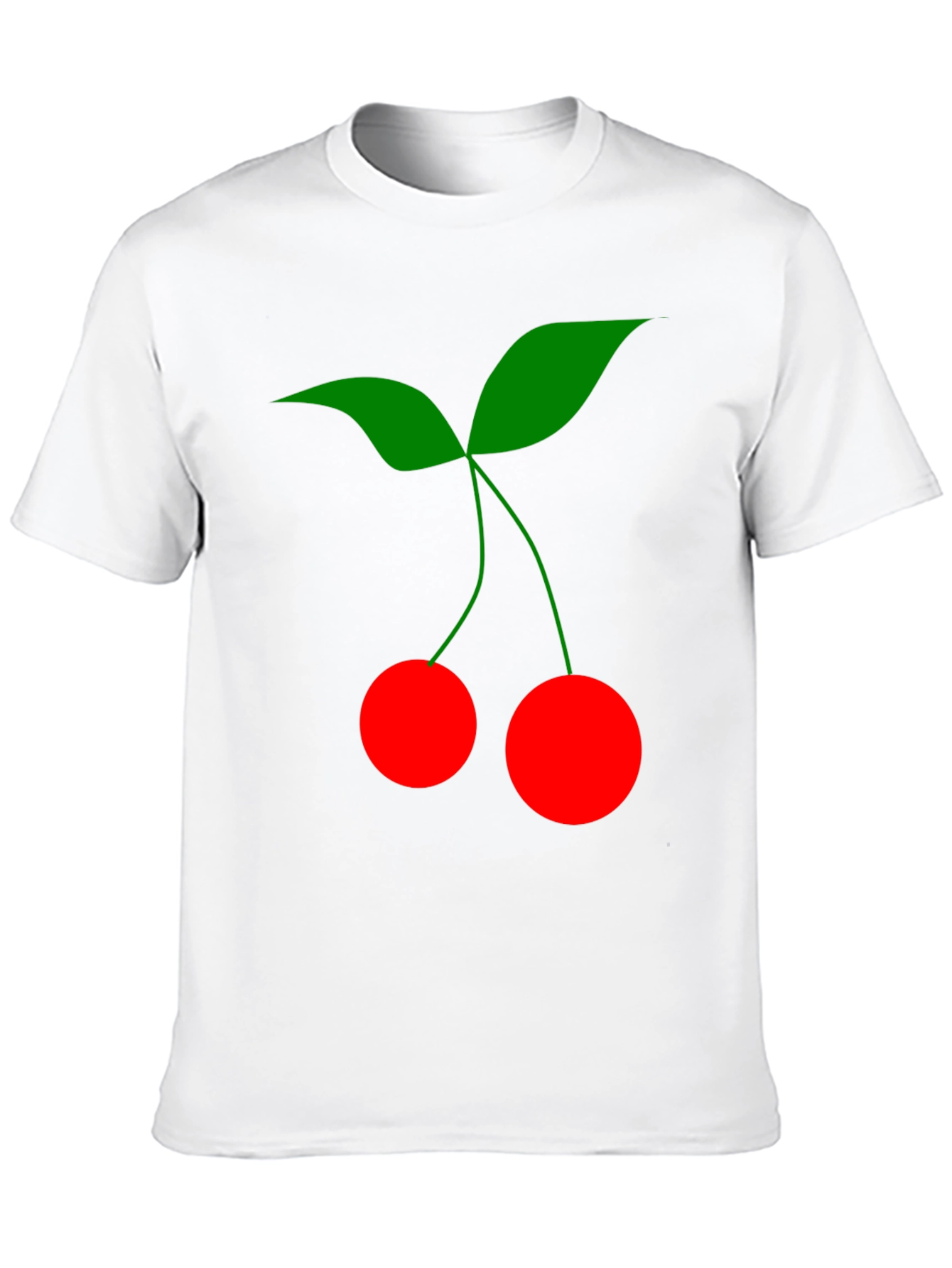 Cherry Graphic Black T-Shirt