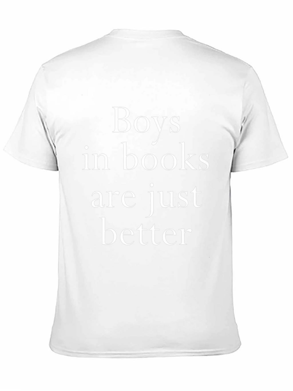 Boys In Books T-Shirt -  Comfortable Tee