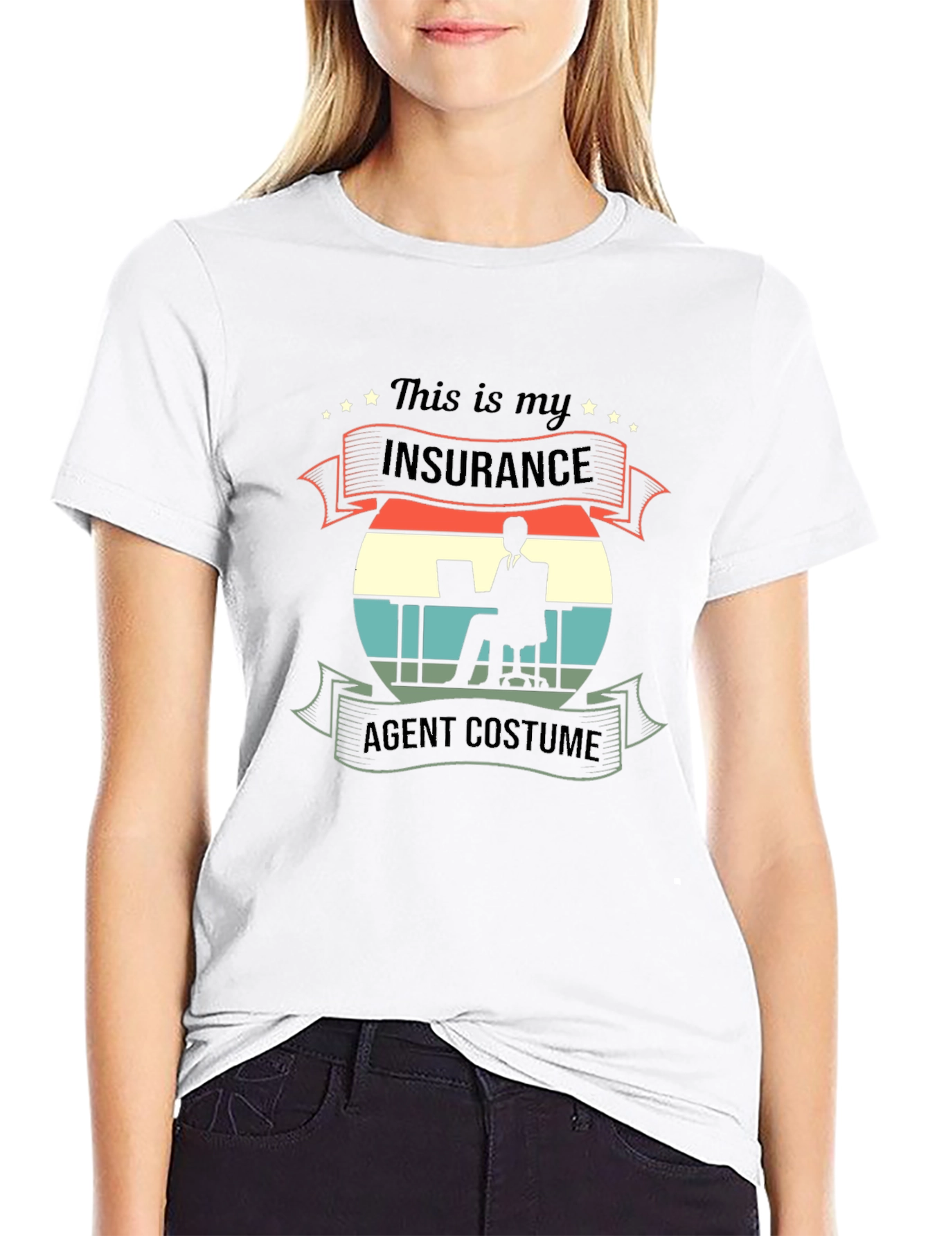 Insurance Agent Costume T-Shirt - Funny Career Tee