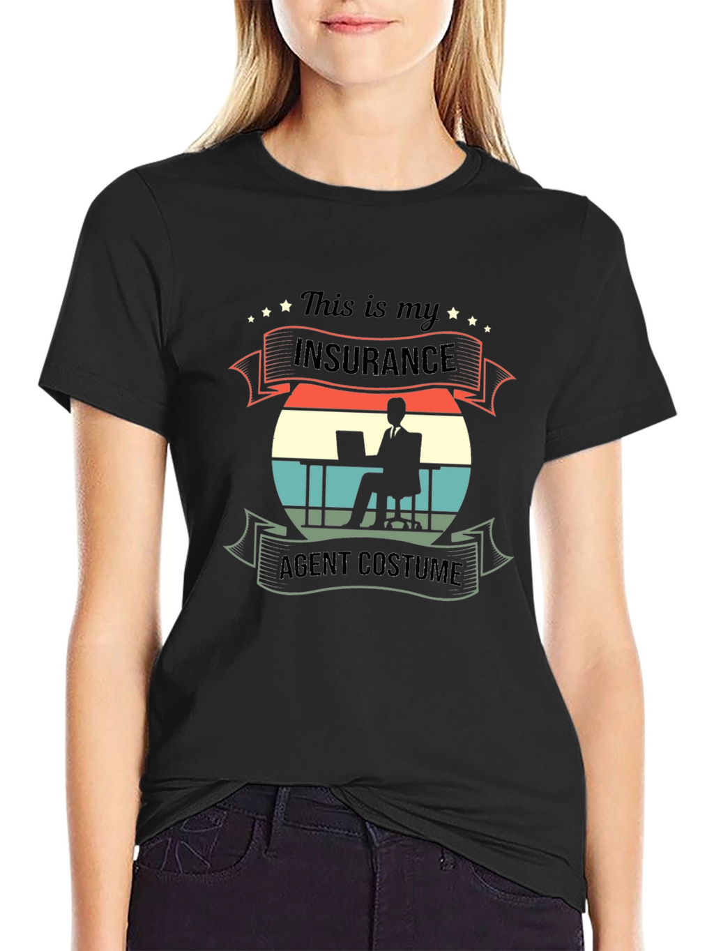 Insurance Agent Costume T-Shirt - Funny Career Tee