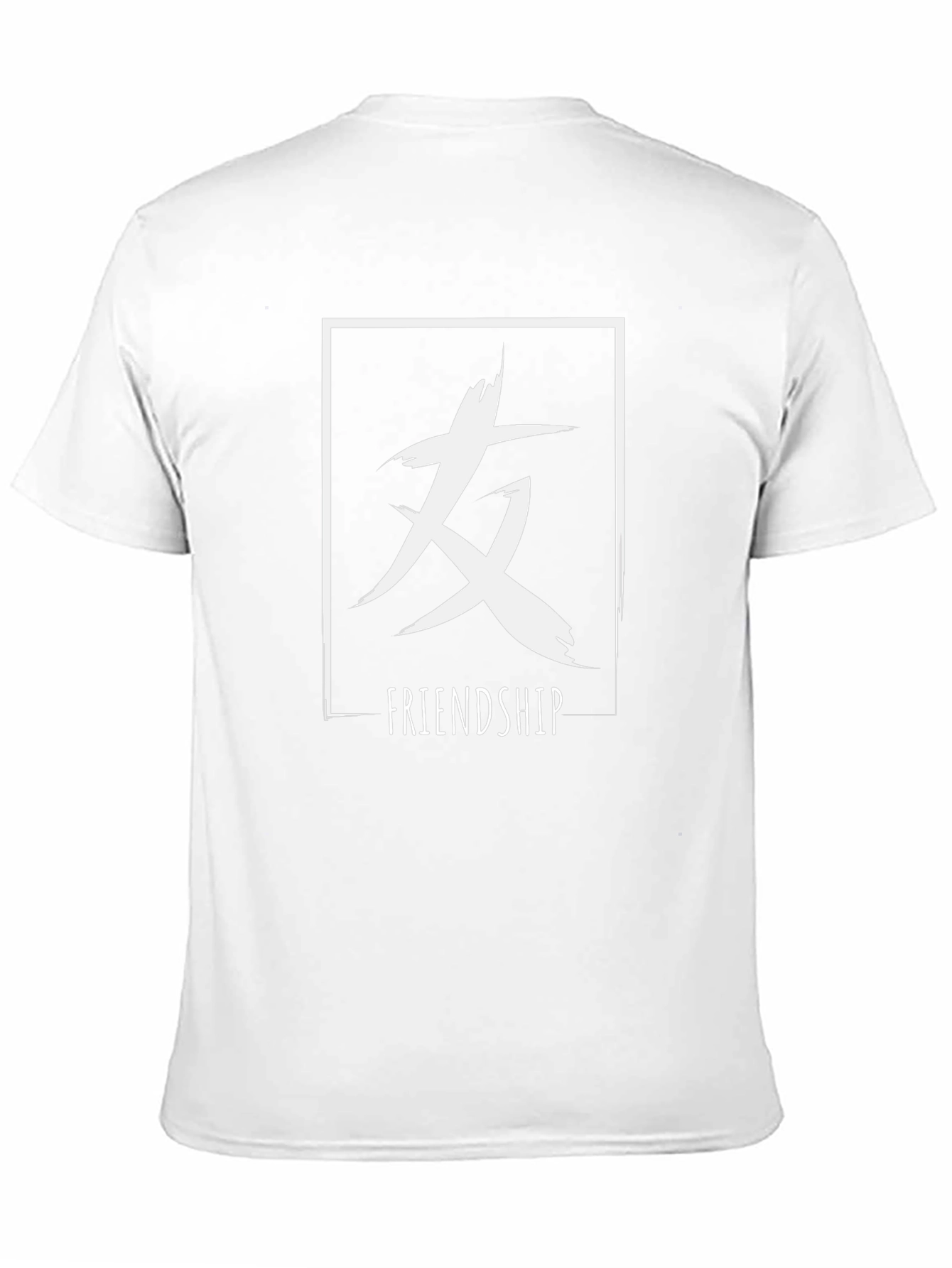 Friendship Graphic T-Shirt - Stylish Crew Neck Tee