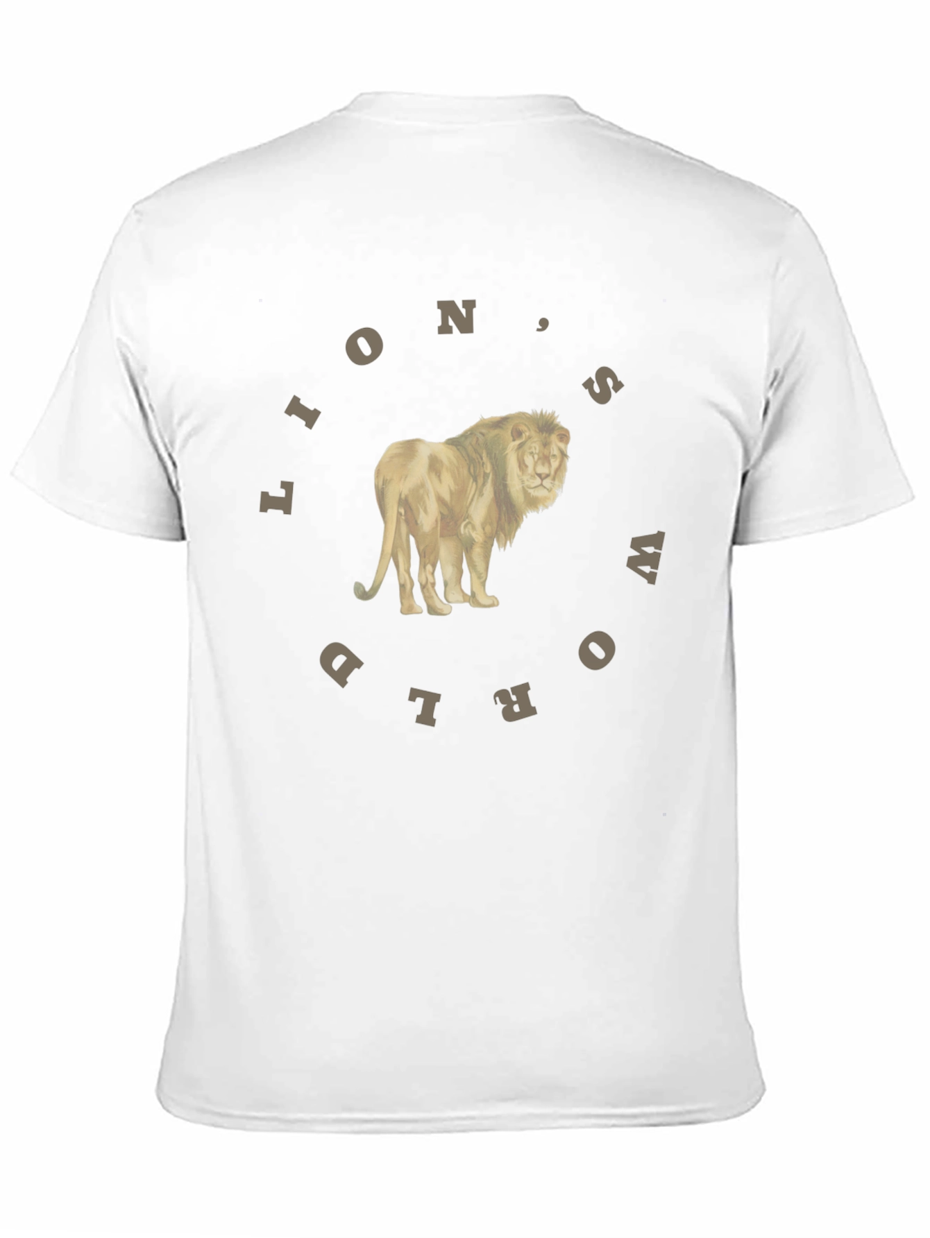 Lion World Graphic T-Shirt - Unisex Tee