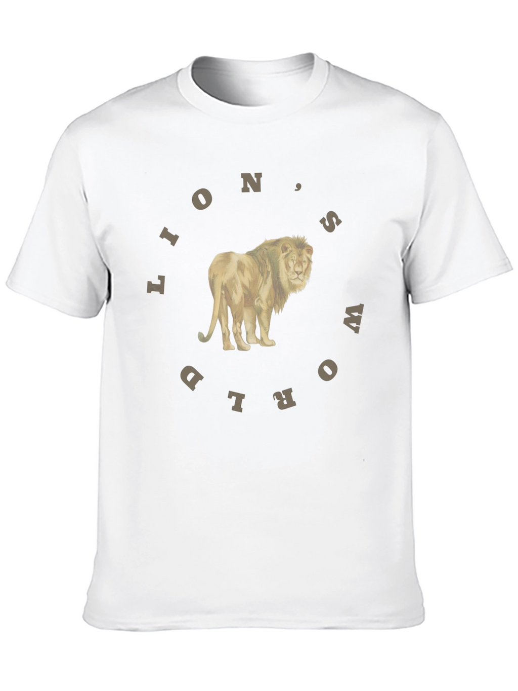 Lion World Graphic T-Shirt - Unisex Tee